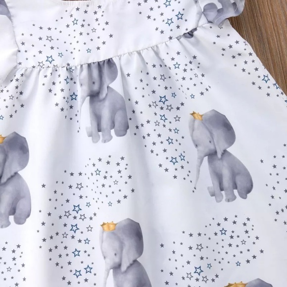 Sold**Boutique flutter elephant princess dress 3 4 - Picture 3 of 4